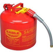 JUSTRITE Eagle Type II Safety Can with 7/8" Spout - 5 Gallons - Red U251S